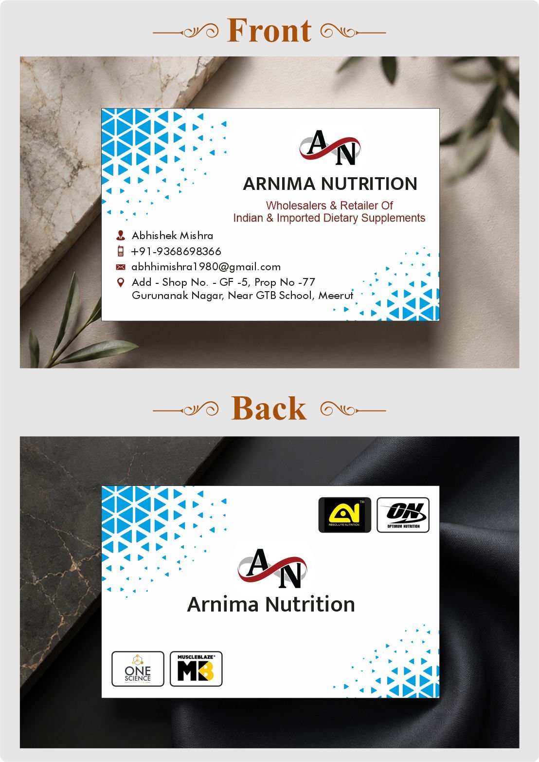 Professional Business Card Design