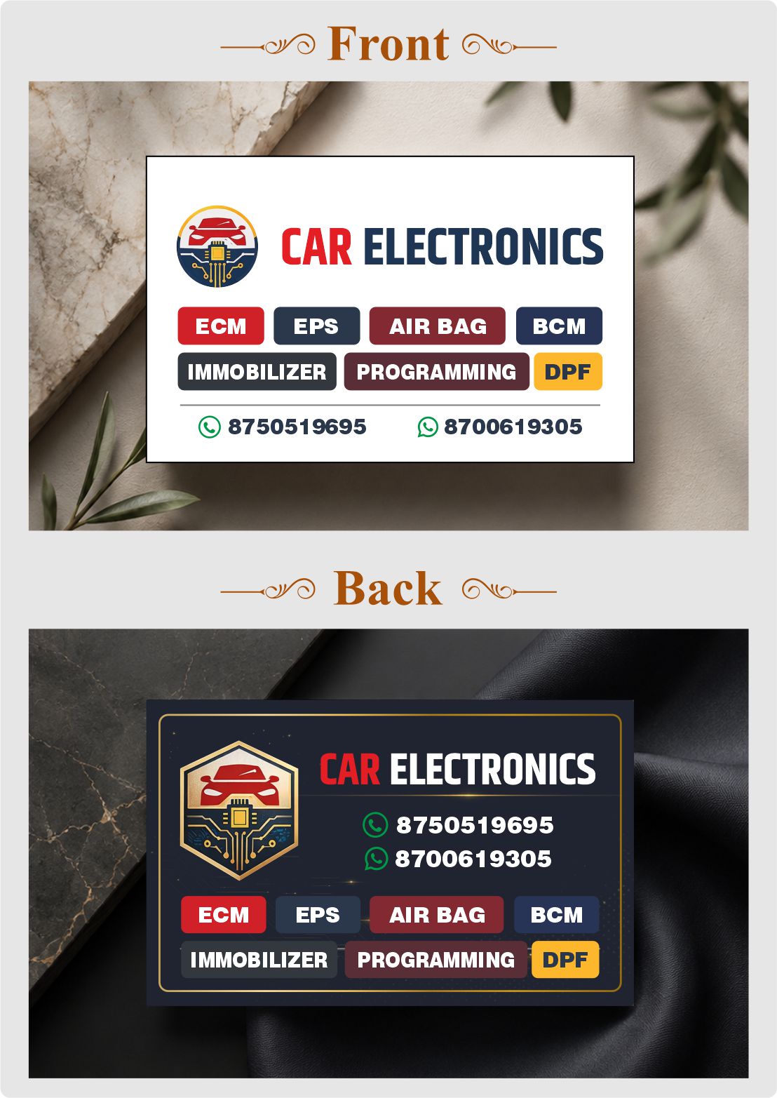 Professional Business Card Design