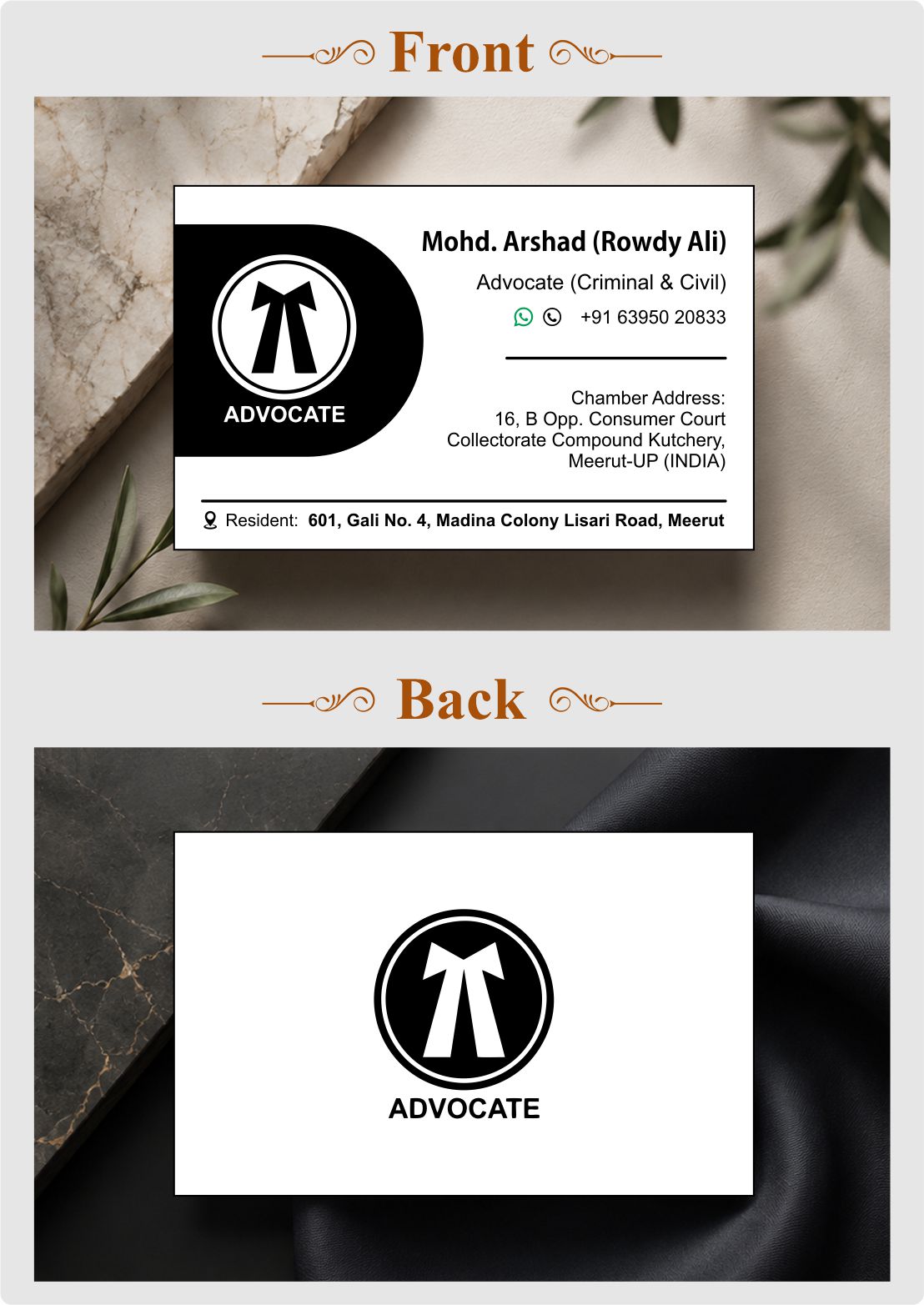 Professional Business Card Design