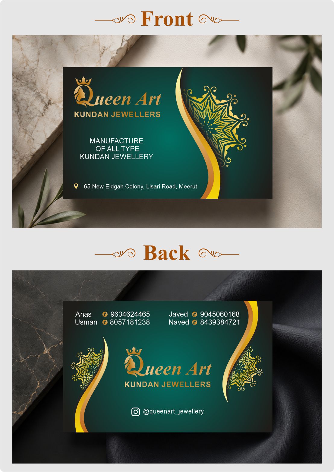 Professional Business Card Design