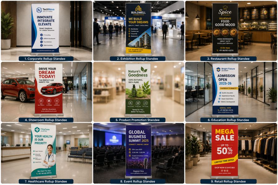 Roll-Up Standee Printing